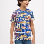 Boys Printed Cotton T-Shirt