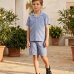 Boys Casual Shirt & Shorts Set