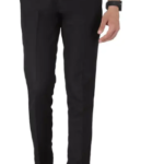 USQUARE Light Grey Slim Fit Men Formal Trousers