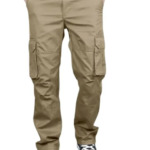 Men's Solid Cargo Pants