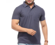 MENS SOLID POLO T - SHIRT - Image 4