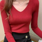 Top,western wear top,casual top,rib top